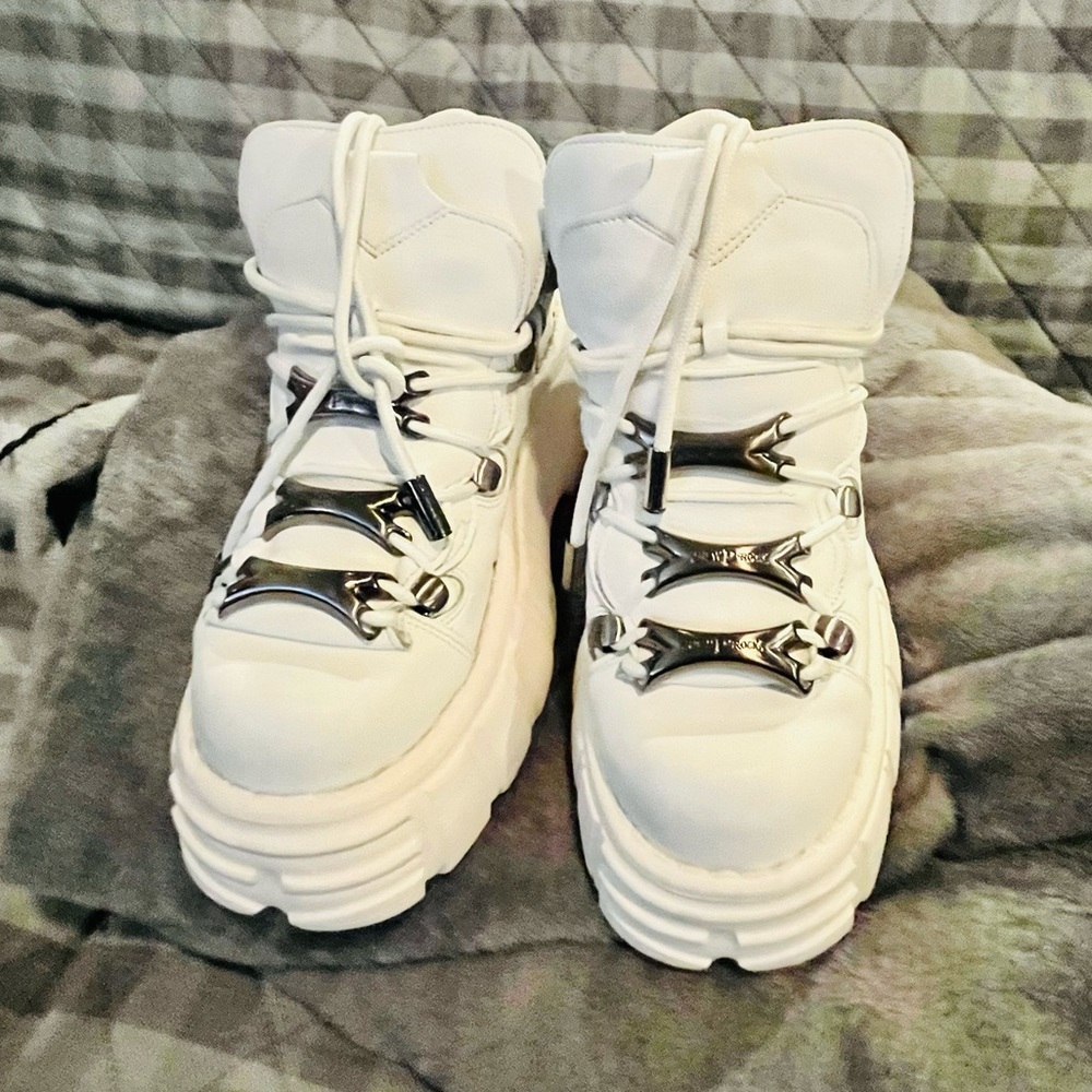 New Rock white sneakers size 5 - Picture 7 of 12